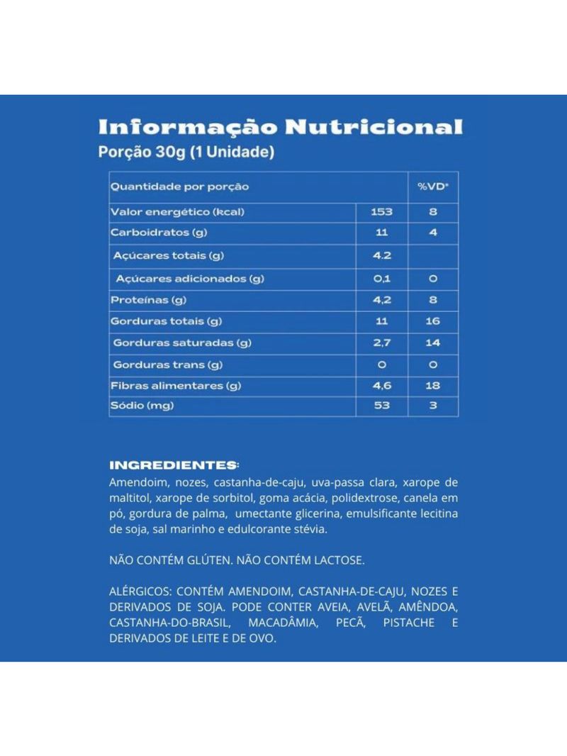 Altnuts Nozes e Canela Alternativ 30g