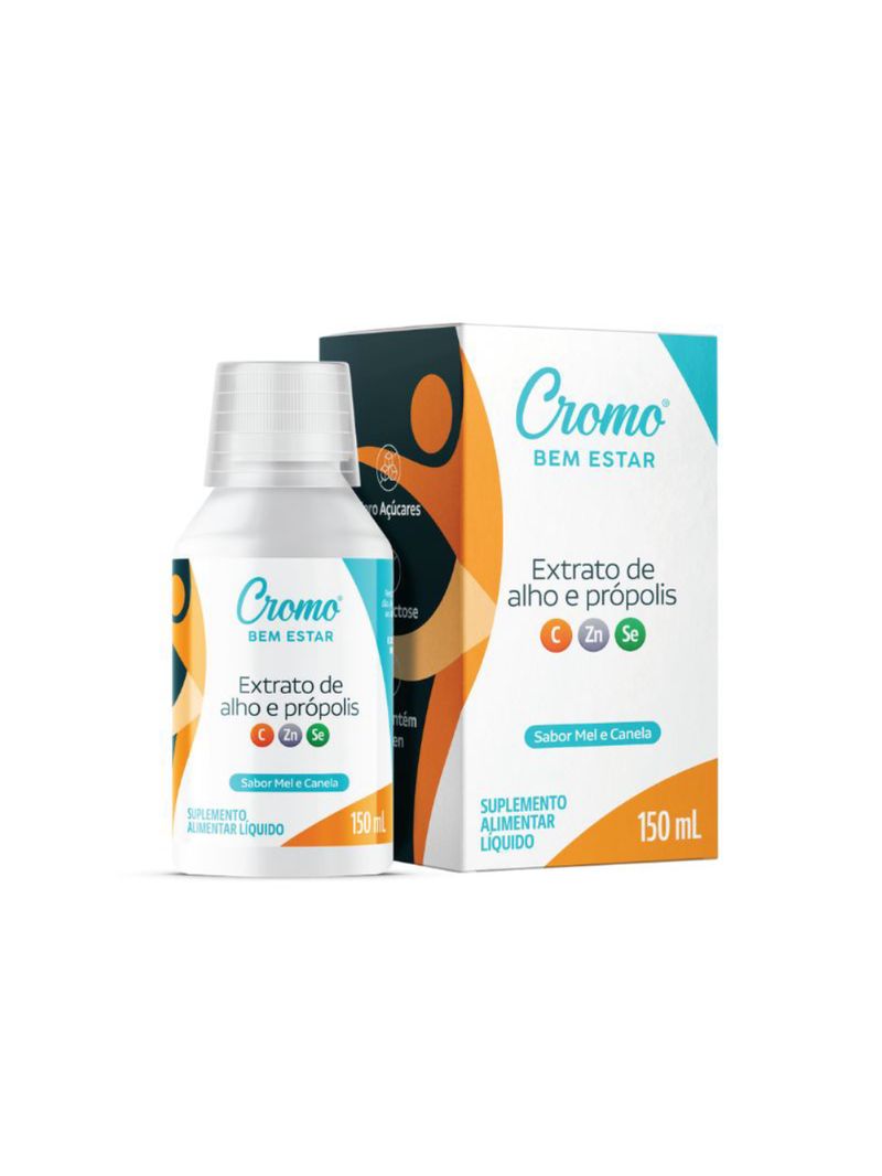 Extrato de Alho e Própolis Cromo Bem Estar 150ml