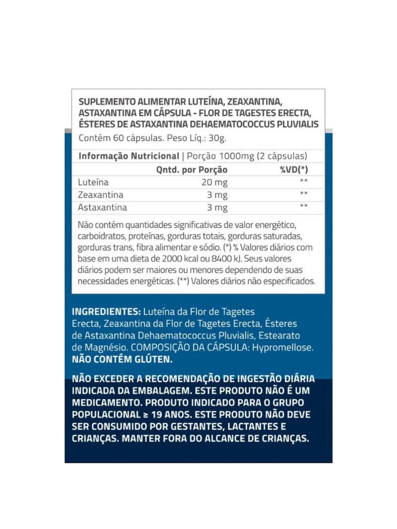 Vision Health  True Source 60 cápsulas