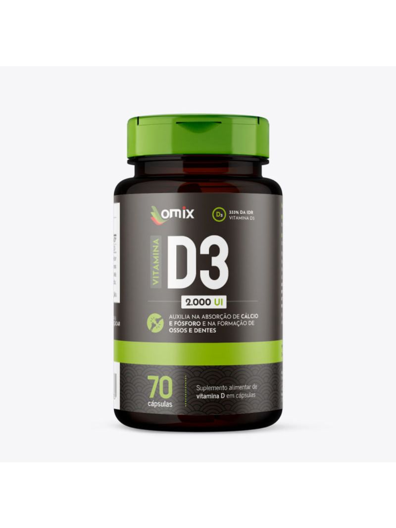 Vitamina D3 Omix 70cáps