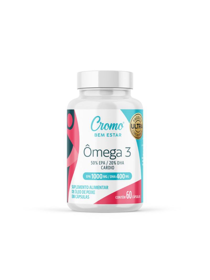 Ômega 3 Cardio Cromo Bem Estar 60caps