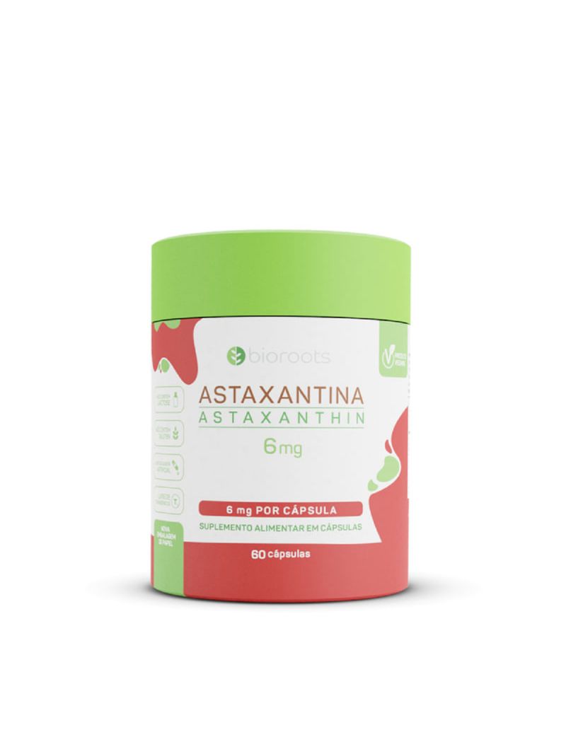 Astaxantina Bioroots 6mg 60Cáps