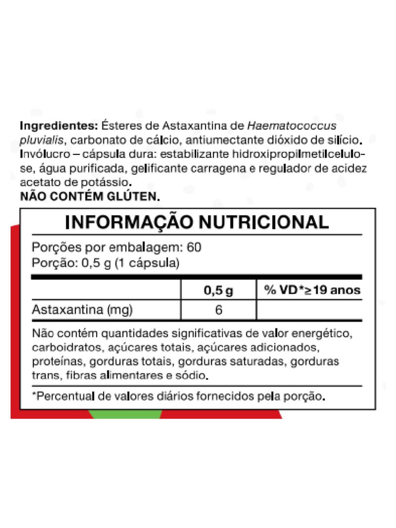 Astaxantina Bioroots 6mg 60Cáps