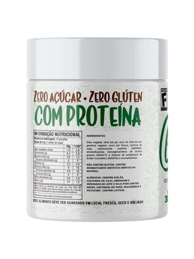 Creme Zero Açúcar Coco Fresh Nutrition 300g