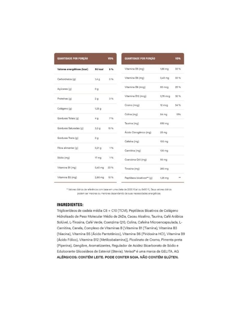 Supercoffee 30 Choconilla Caffeine Army 10g