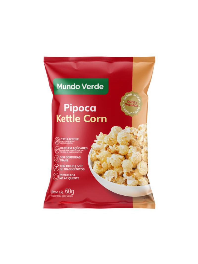 Pipoca Kettle Corn Mundo Verde 60g