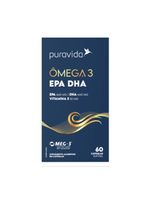 Ômega 3 EPA DHA Puravida 60caps