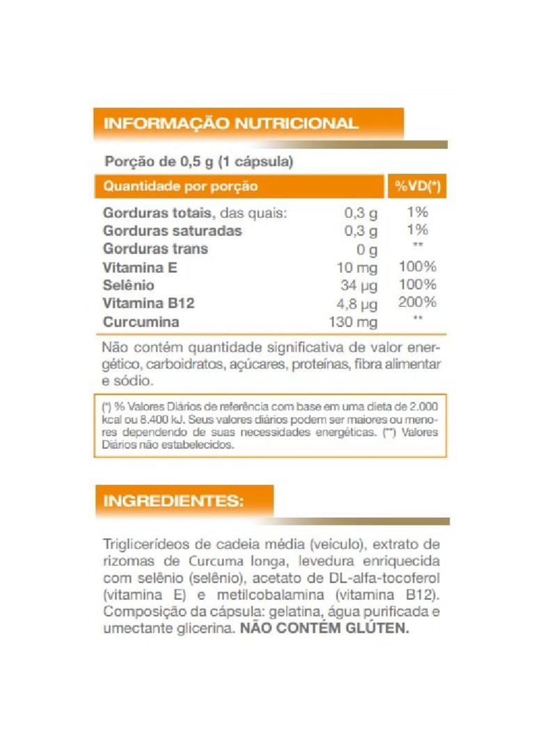 Curcuma Plus Vitafor 500mg 30caps