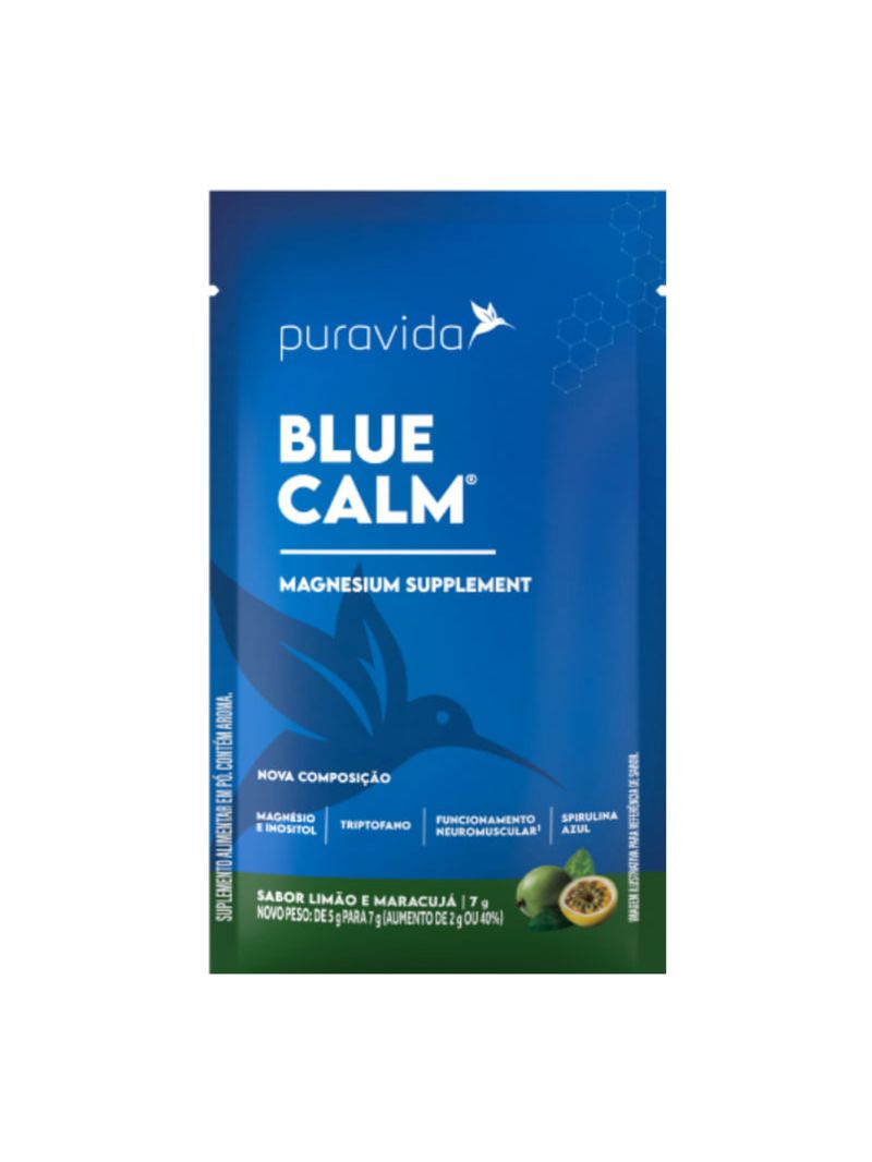 Blue Calm Limão e Maracujá Puravida 7g