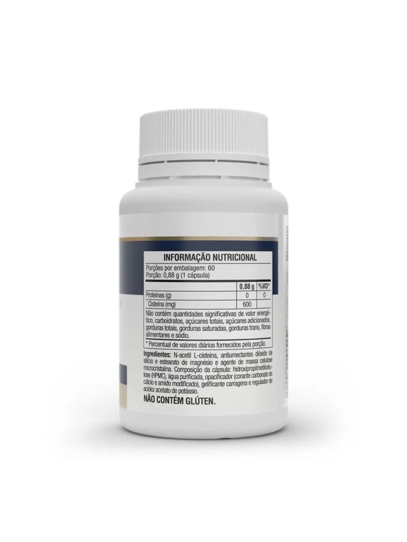 NAC N-Acetil L-Cisteína 600mg Vitafor 60caps