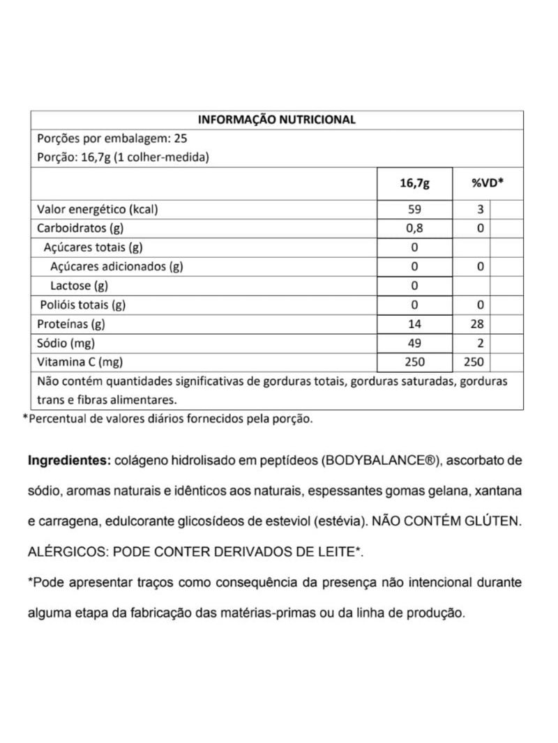 Collagen Essential Protein Baunilha Essential Nutrition 417,5g