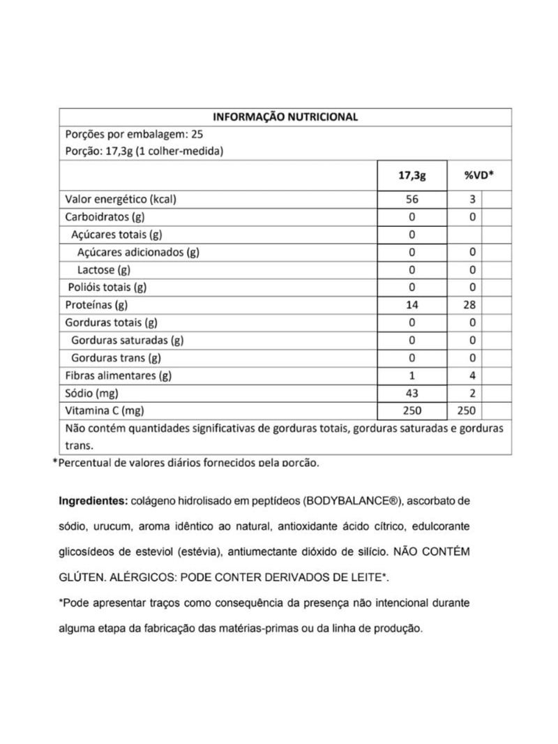 Collagen Protein Tangerina Essential Nutrition 432,5g