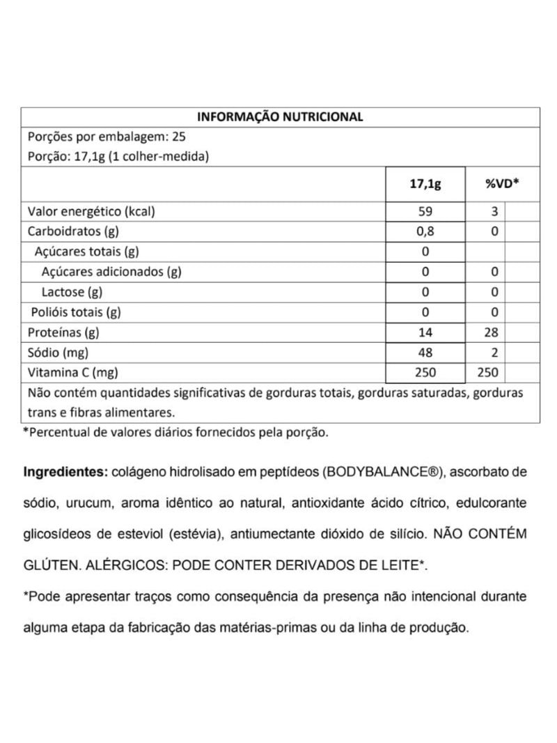 Collagen Protein Frutas Tropicais Essential Nutrition 427,5g