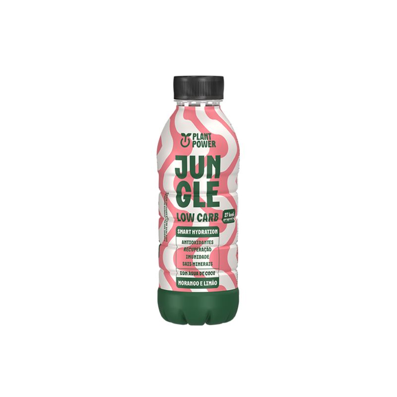 Jungle Low Carb Morango e Limão Plant Power 500ml