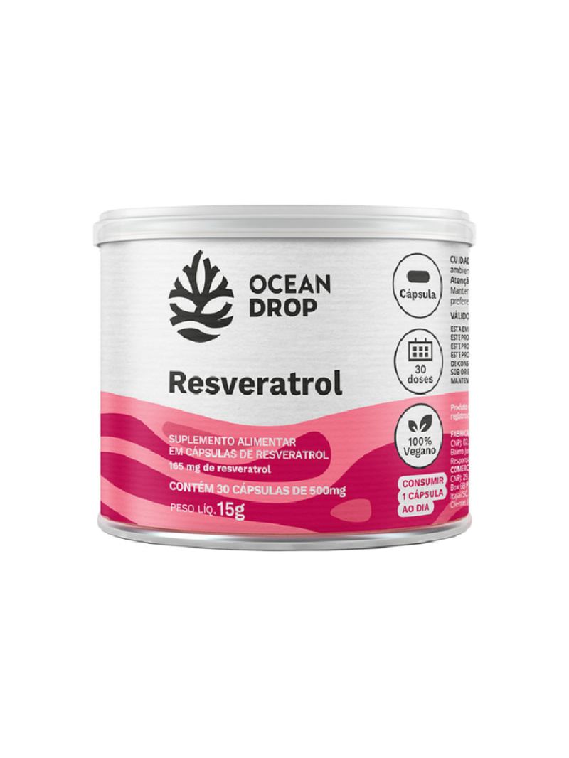Resveratrol Ocean Drop 500mg 30cáps