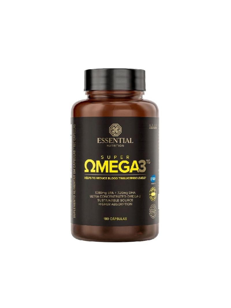 Super Ômega 3 TG Essential Nutrition 1g 180Caps