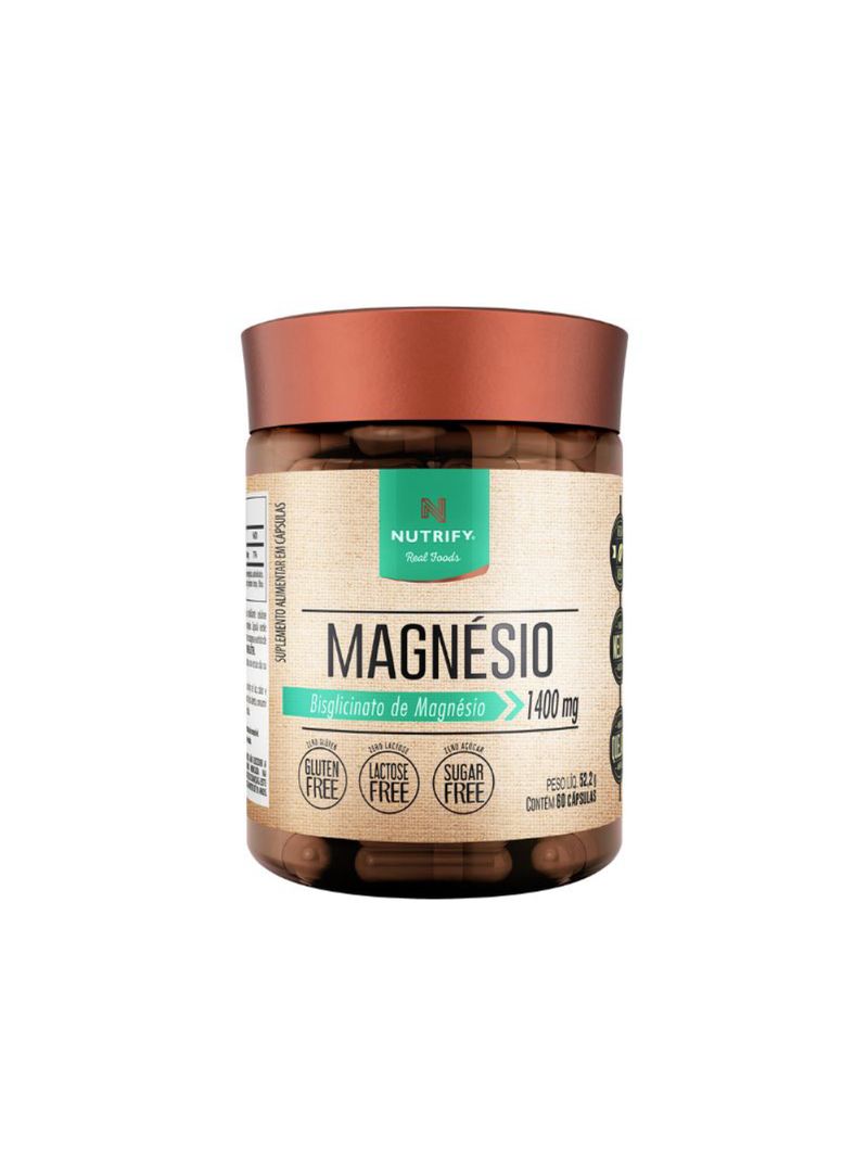Magnésio 1400mg Nutrify 60caps