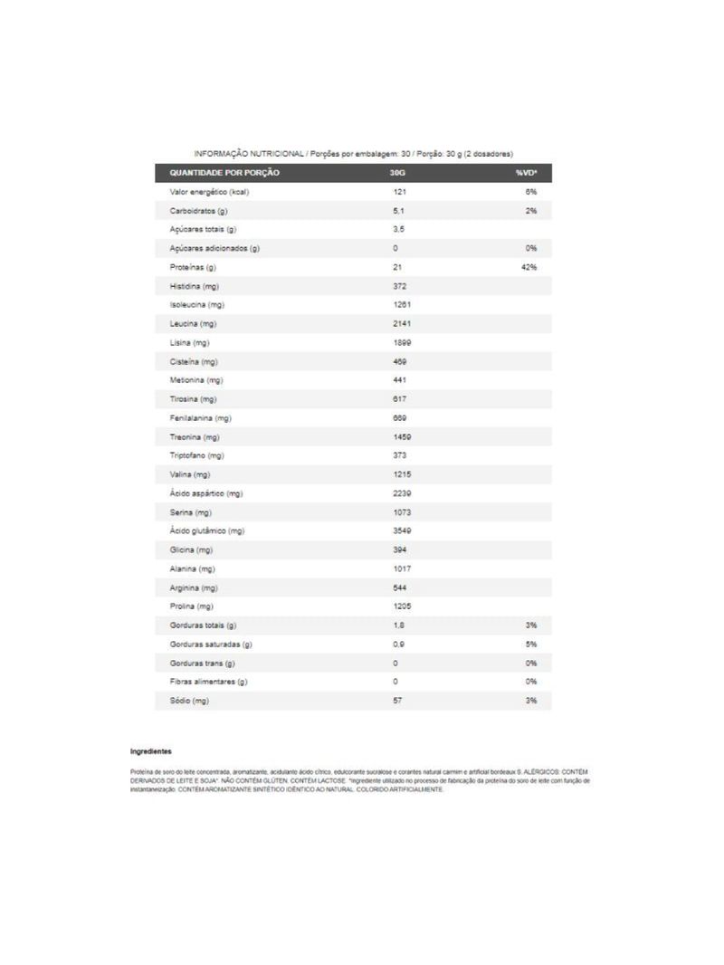 Im Whey 100% Pure Morango Integralmedica 900g