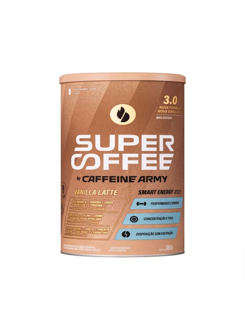 Supercoffee 30 Vanilla Latte Caffeine Army 380g