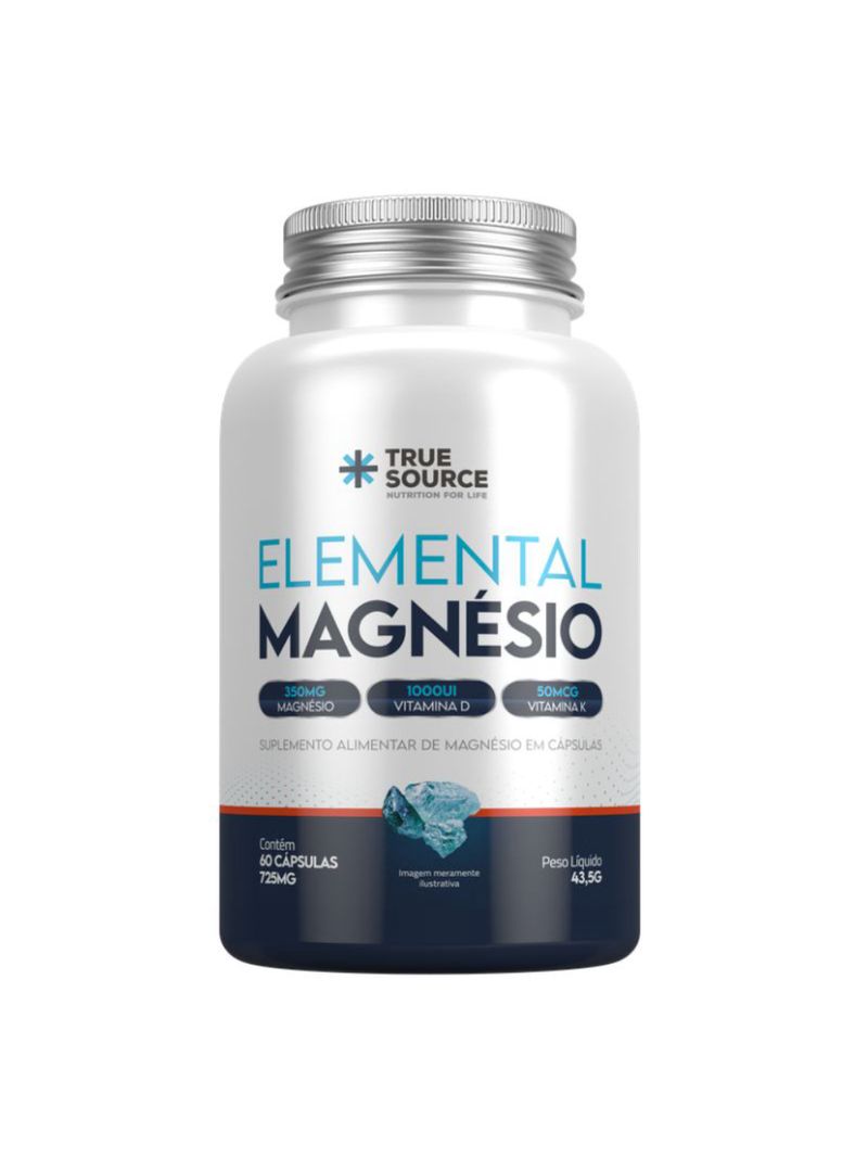 Elemental Magnesio True Source 60 cápsulas