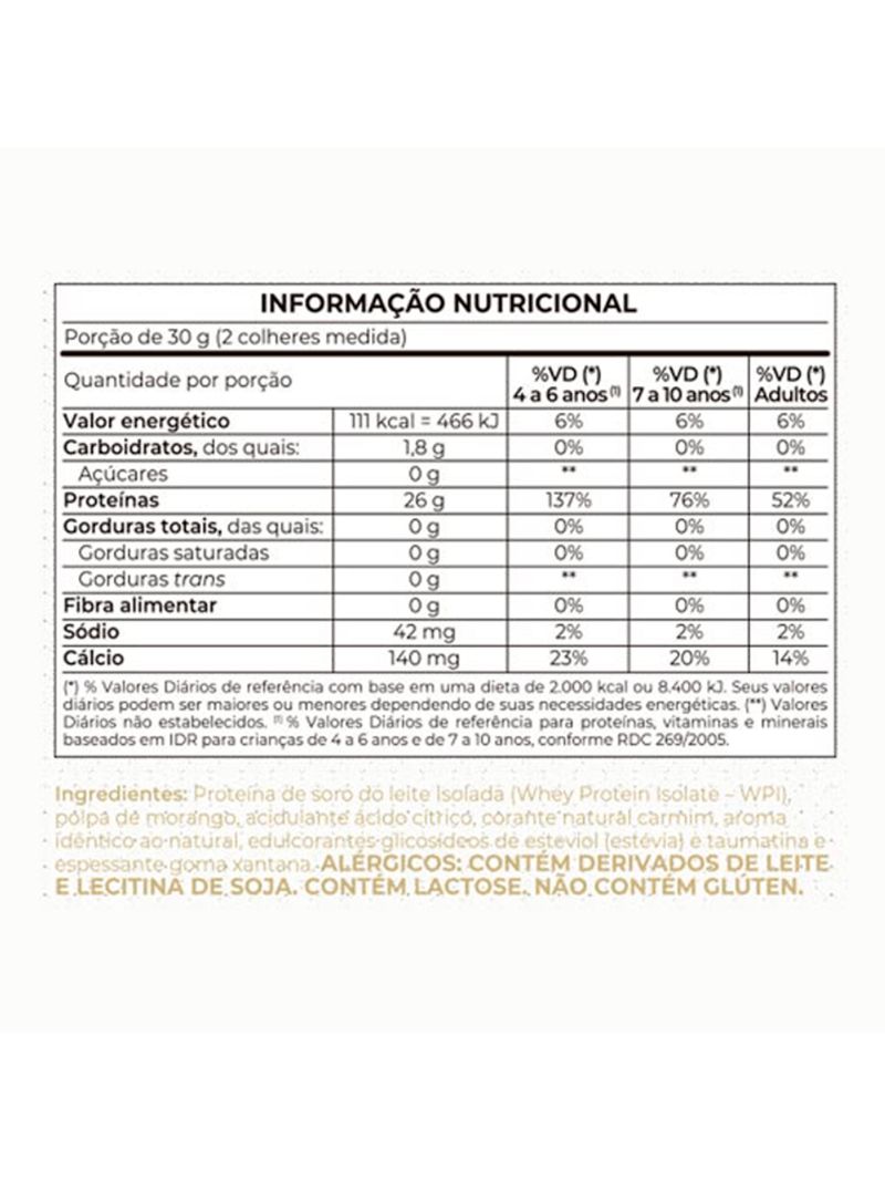Isofort Frutas Vermelhas Vitafor 900g
