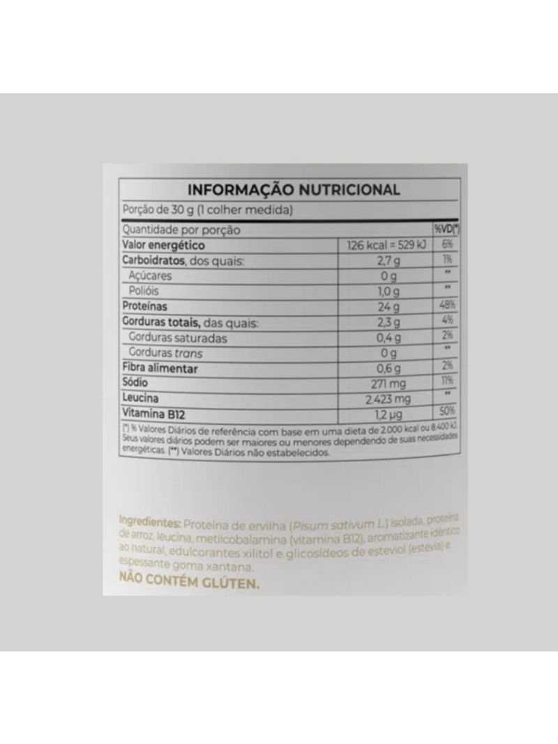 Isofort Plant Baunilha Vitafor 450g