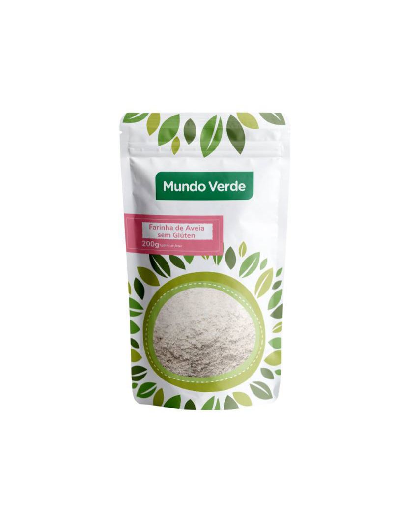 Farinha De Aveia Sem Glúten Mundo Verde 200g