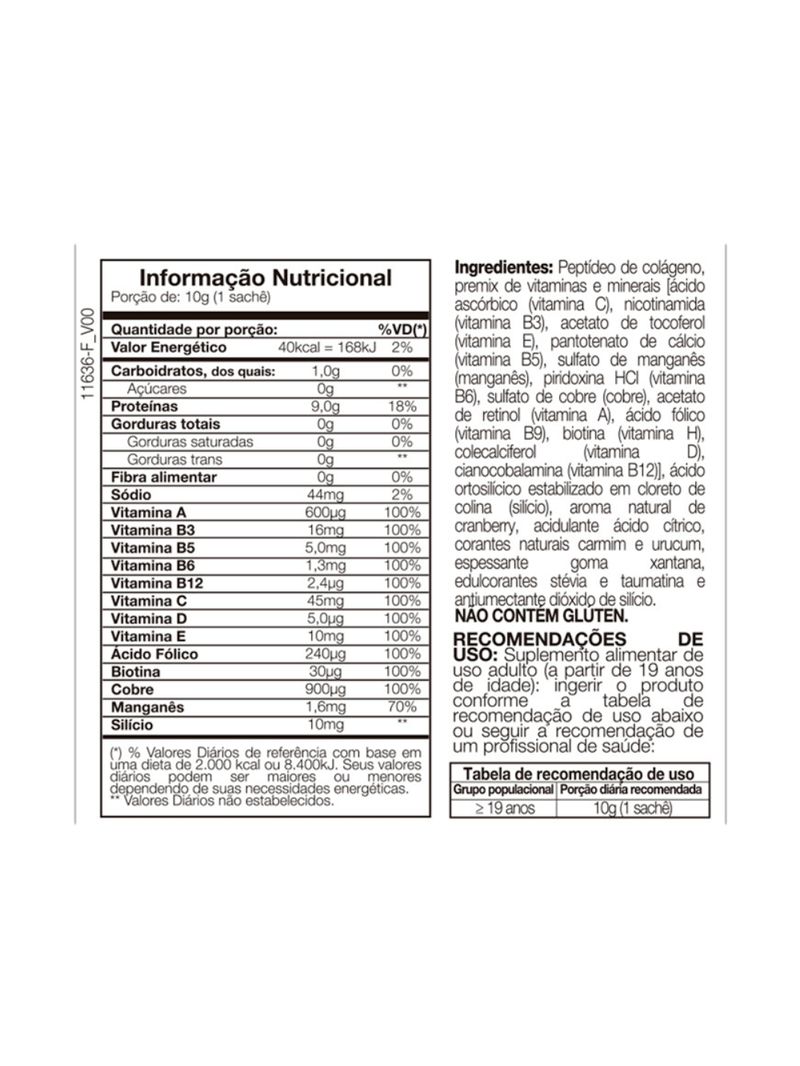Colagentek Cranberry Vitafor 300g