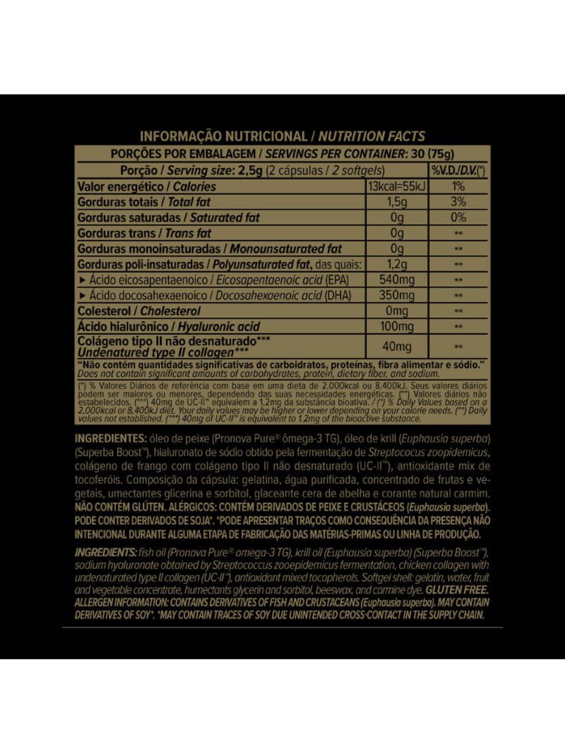 Ômega Joint Essential Nutrition 60 cápsulas