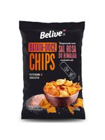 Chips Batata Doce Sal Rosa do Himalaia Belive 50g