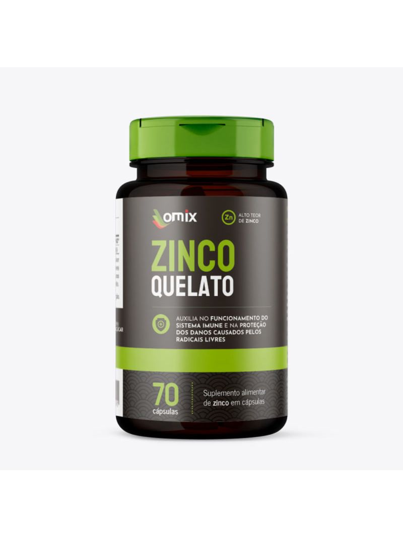 Zinco Quelato Omix 70cáps