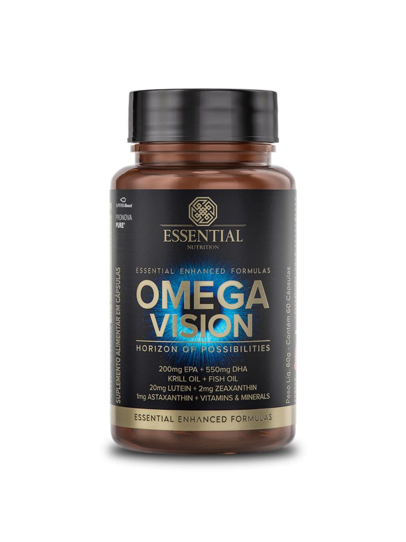 Ômega Vision Essential Nutrition 60 cápsulas