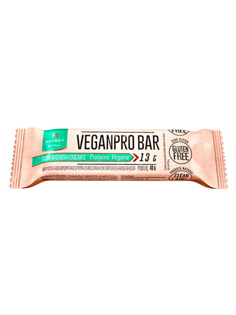 Veganpro Bar Amendoim Crocante 40g - Nutrify