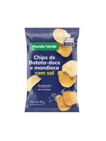 Chips Batata Doce e Mandioca Mundo Verde 40g