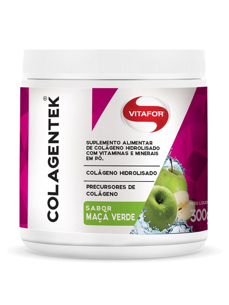 Colagentek Maçã Verde 300g - Vitafor