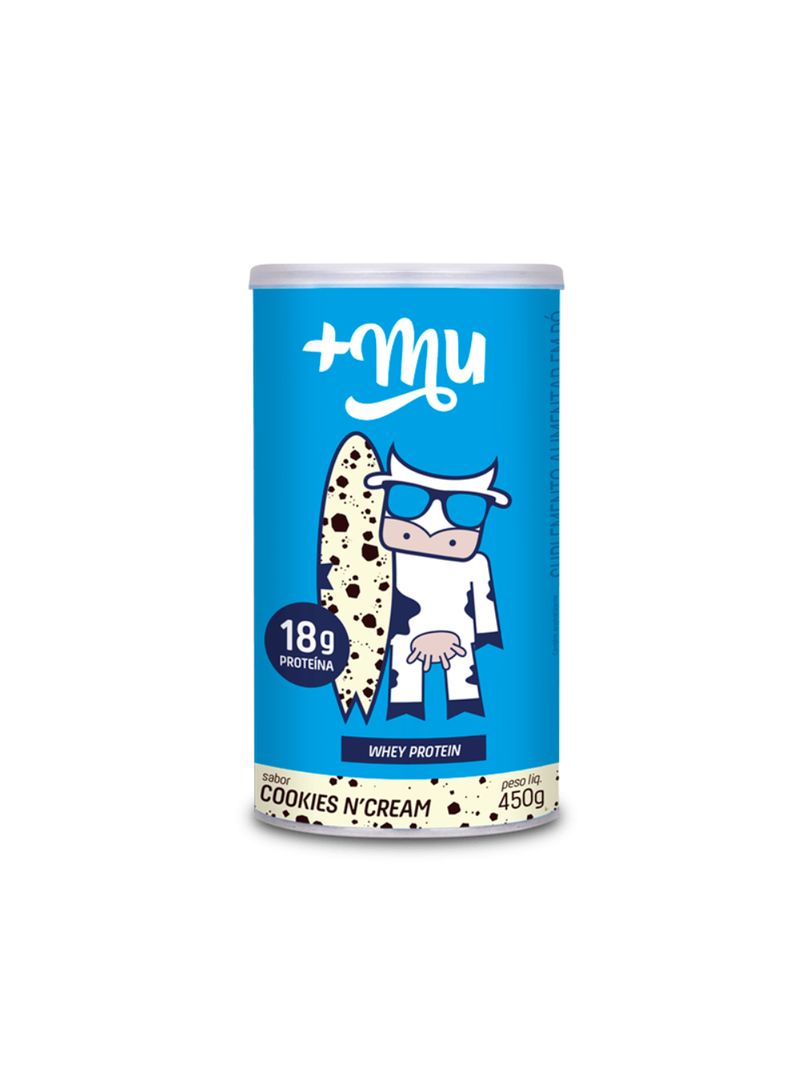 Whey Concentrado Muke Cookies e Cream 450g - Mais Mu