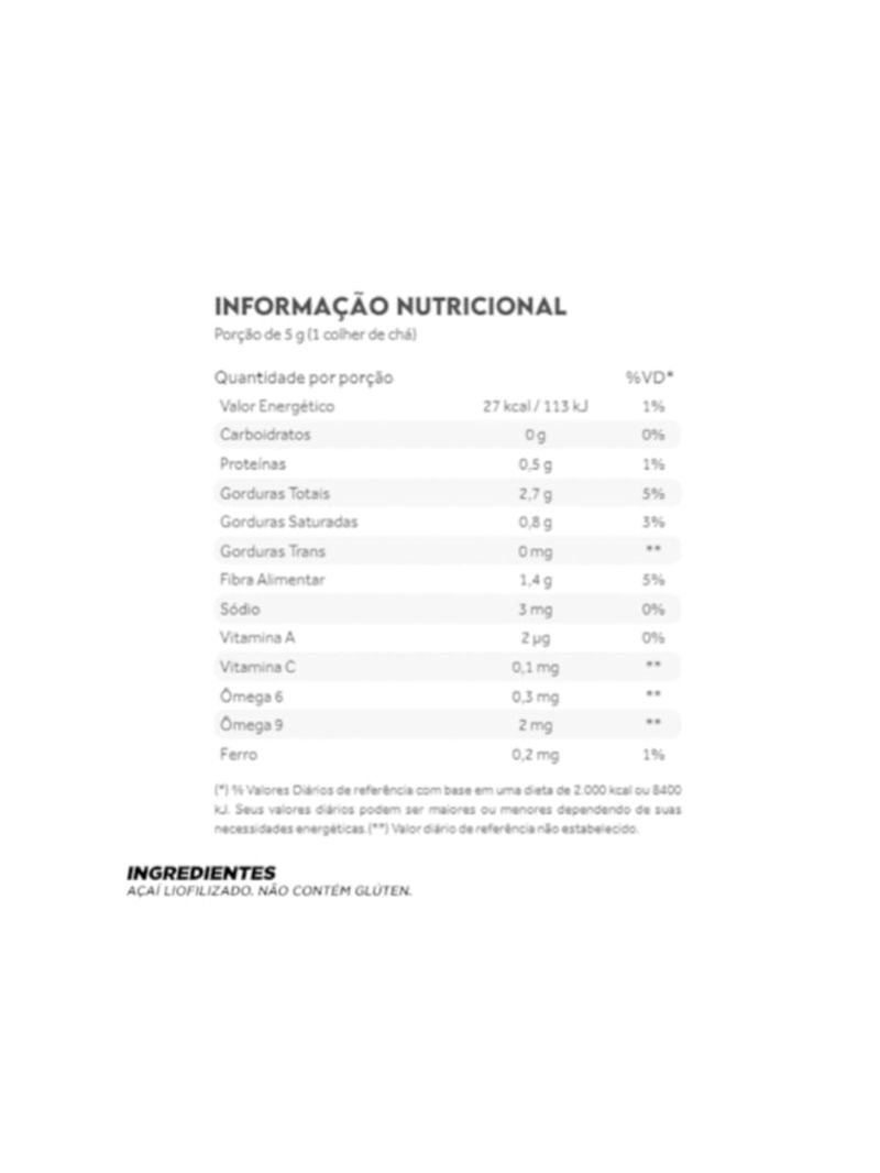 Puro Açai Puravida 200g