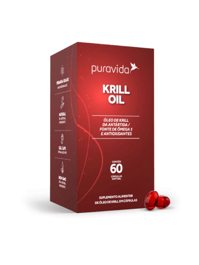 Krill Oil Puravida 500mg 60caps