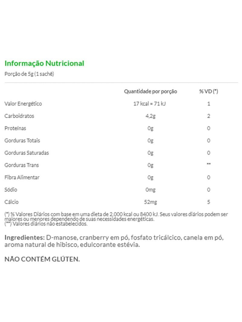 Cranberrylift Essential Nutrition 20x5g