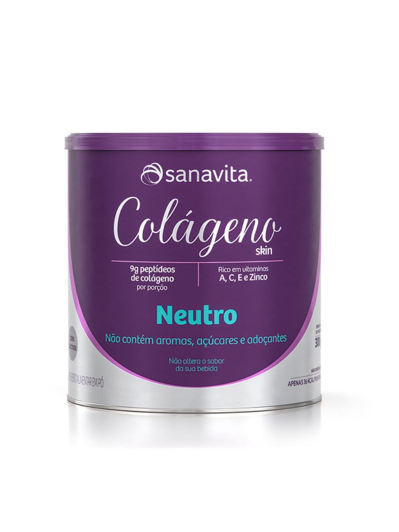 Colágeno Skin Neutro 300g - Sanavita