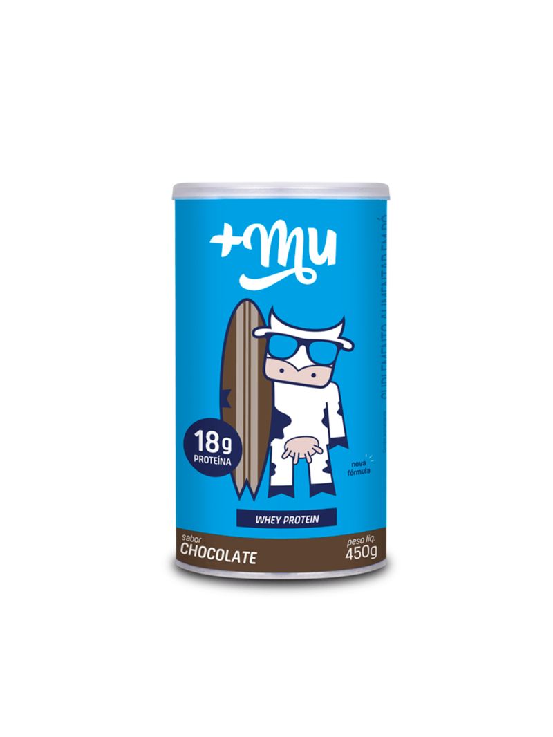 Whey Concentrado Chocolate 450g - Mais Mu