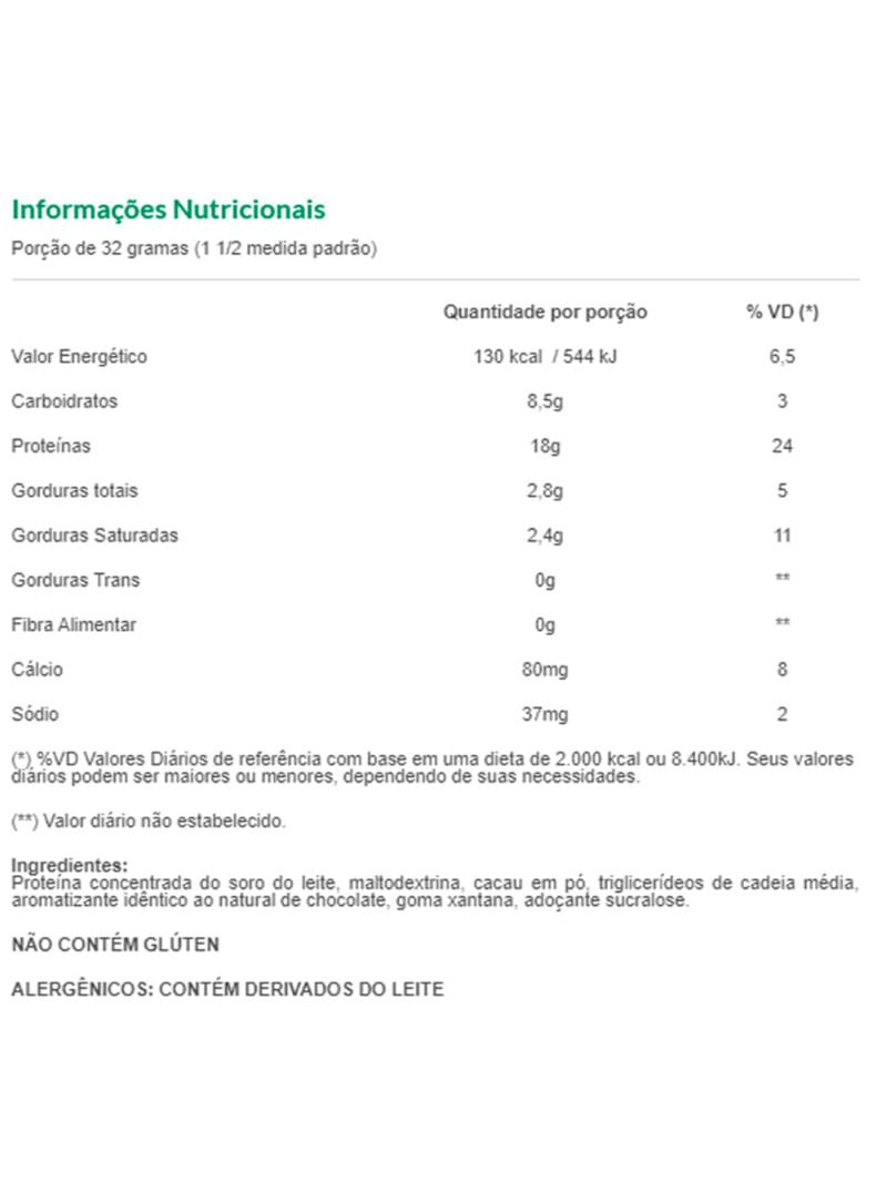 Whey Concentrado Chocolate 450g - Mais Mu