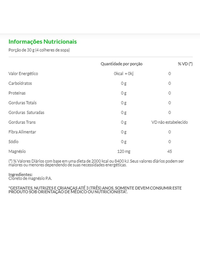 Cloreto de Magnésio PA 33g - Meissen