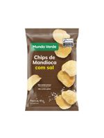 Chips de Mandioca com Sal Mundo Verde Mundo Verde 40g