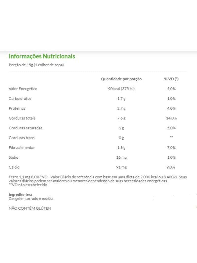 Manteiga de Gergelim Tahine Original 180g - Eat Clean