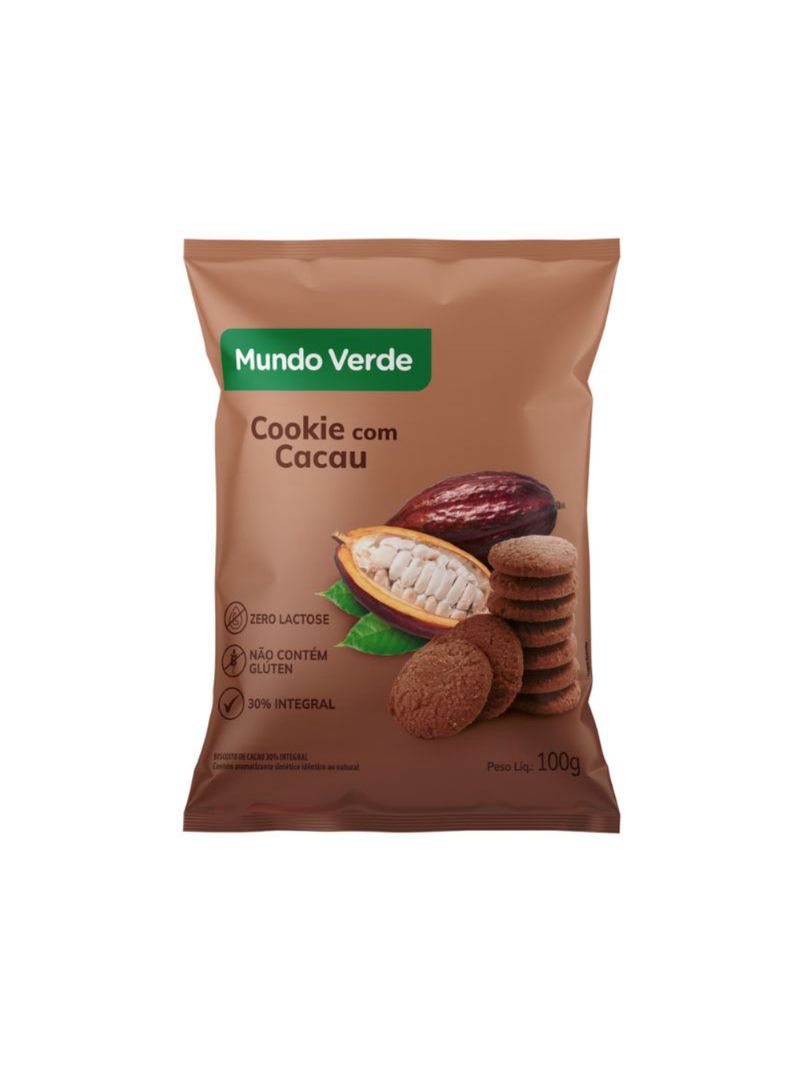 Cookie com cacau Mundo Verde 100g