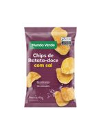 Chips de Batata Doce com Sal Mundo Verde 40g