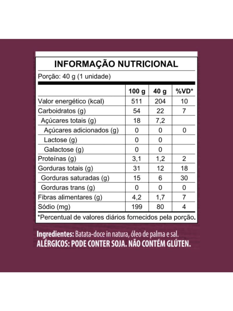 Chips de Batata Doce com Sal Mundo Verde 40g
