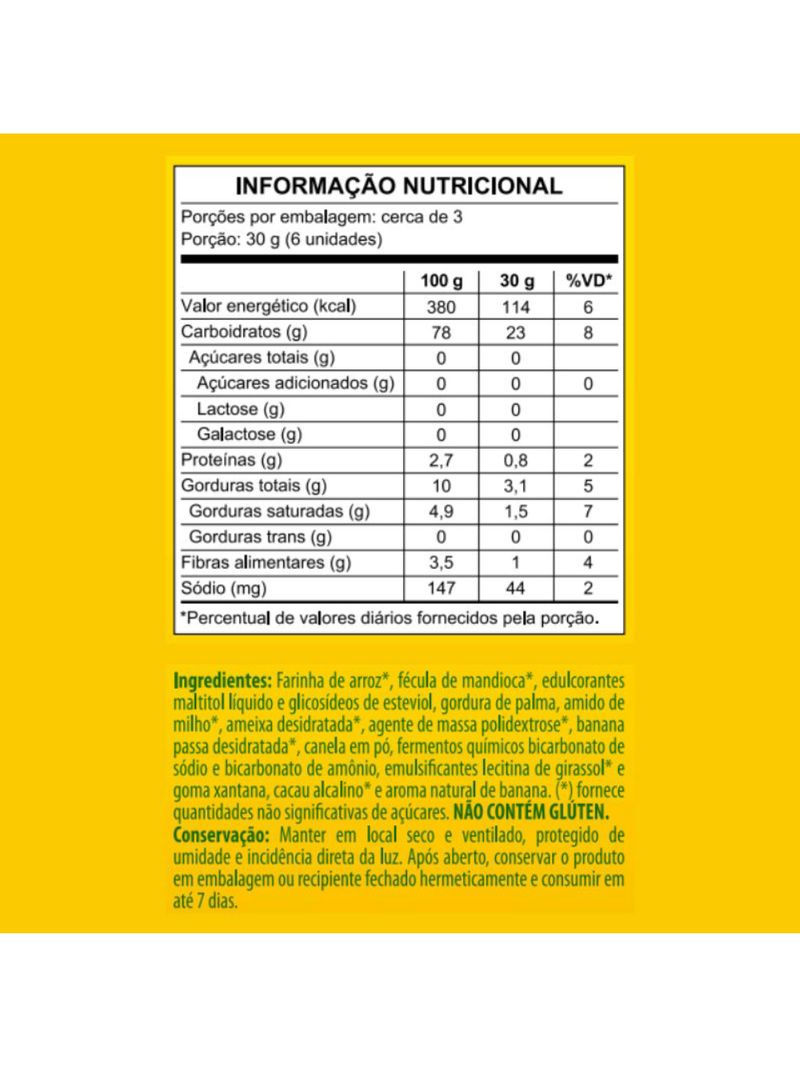 Cookie de Banana com Canela Mundo Verde 100g