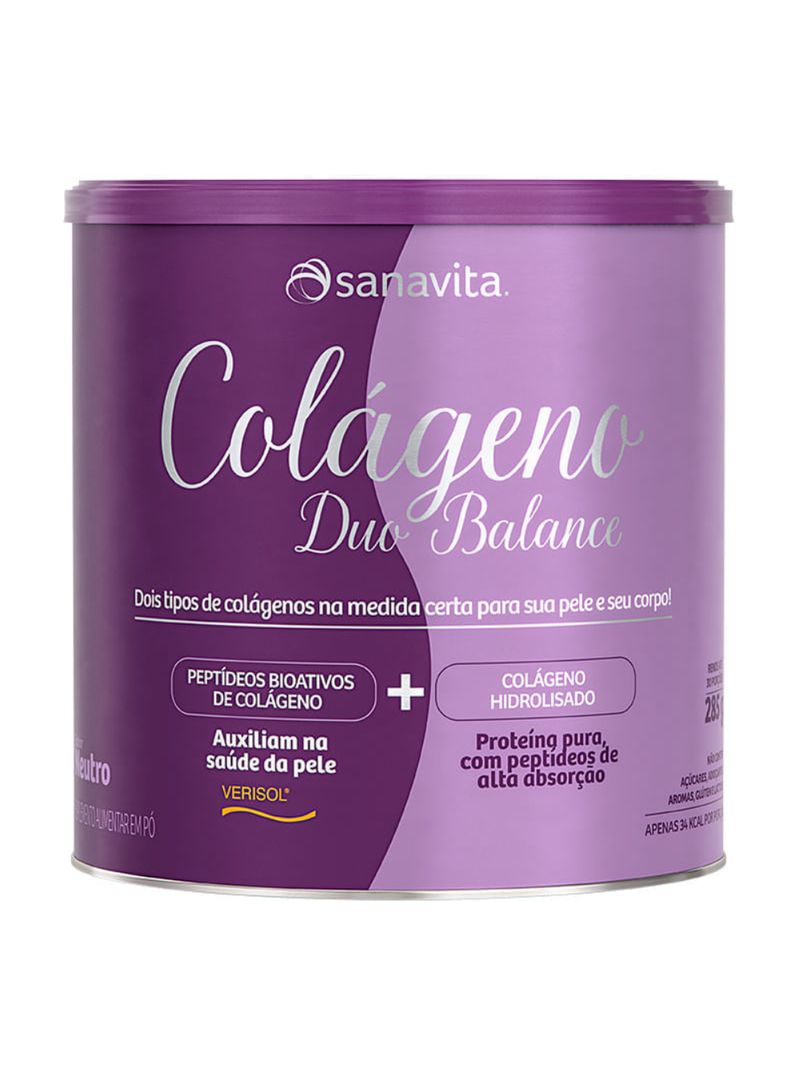 Colágeno Duo Balance Neutro Sanavita 285g